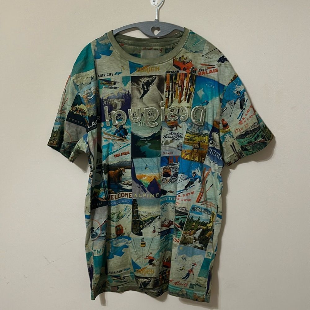 Desigual Men's Postcards T-Shirt